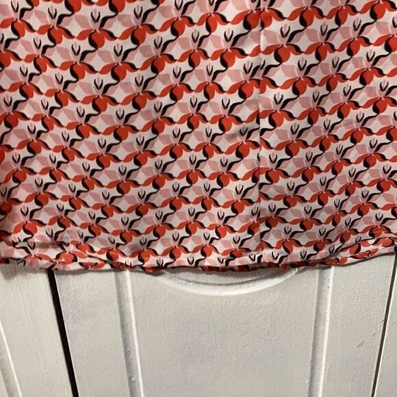 Halogen V-Neck Print Sleeveless Top Blouse size XS - Picture 3 of 7